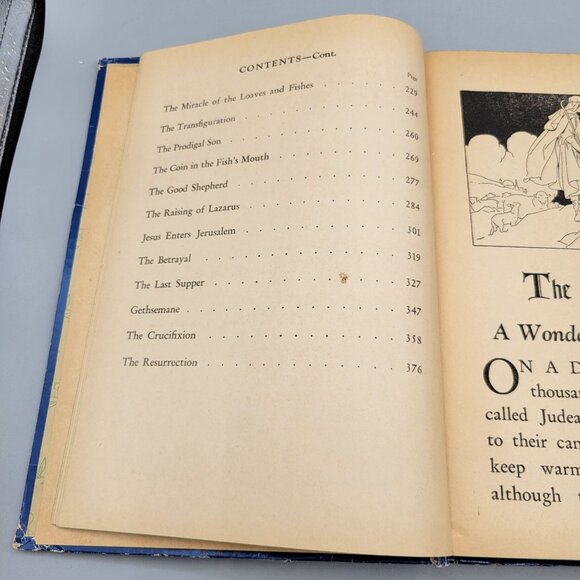 1940s The Story of Jesus for Children Illustrated and Retold Lloyd Edwin Smith - Picture 11 of 13
